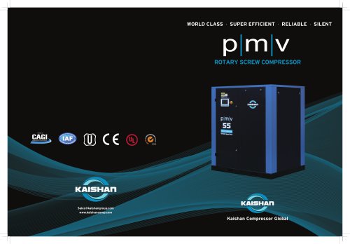 KAISHAN SCREW COMPRESSOR PMV