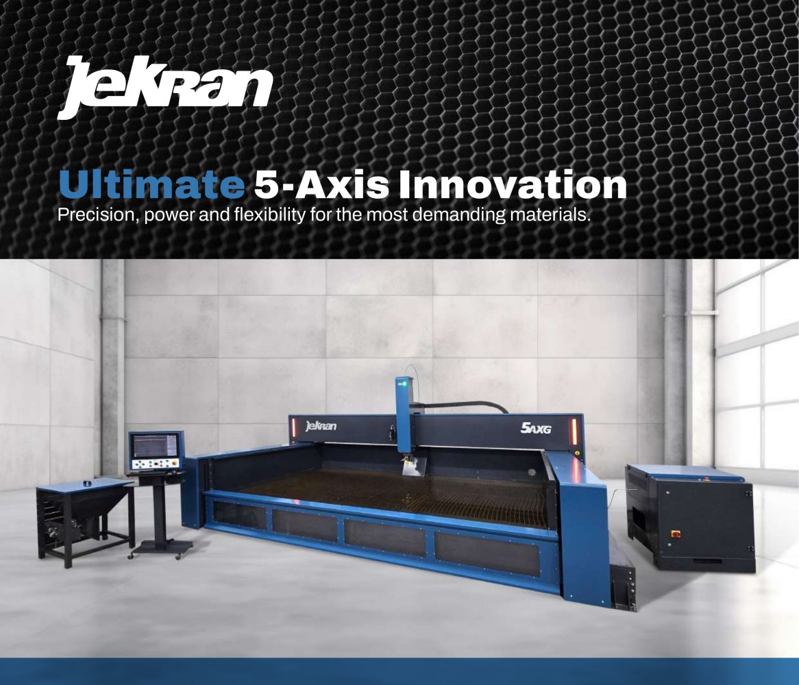 Jekran 5-axis Waterjet machine  - Jekran Ltd.