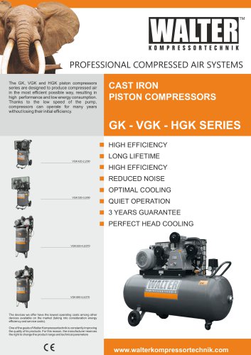 PISTON COMPRESSORS SERIES