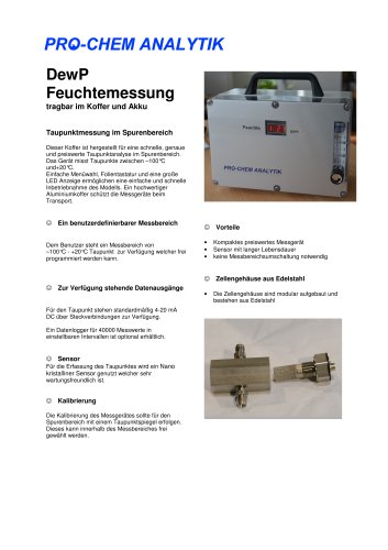 Produktdatenblatt DewP