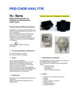 Produktdatenblatt H₂-Sens