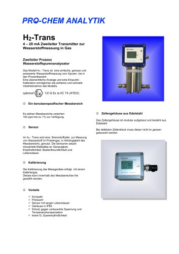 Produktdatenblatt H₂-Trans