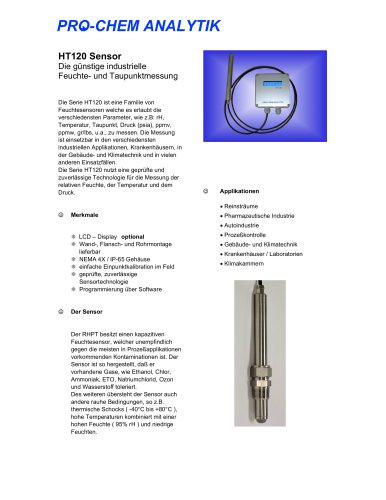 Produktdatenblatt HT-120
