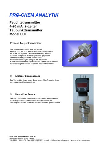  Produktdatenblatt LDT