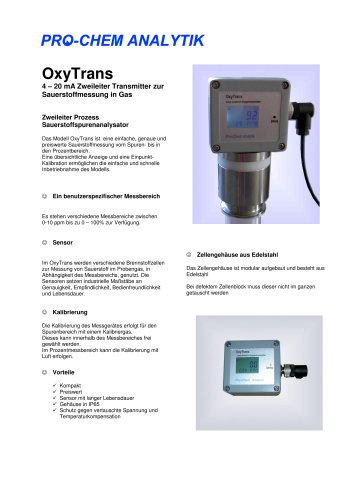  Produktdatenblatt OxyTrans II KF