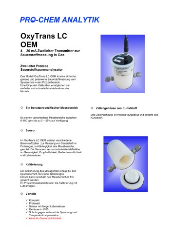 Produktdatenblatt OxyTrans LC OEM