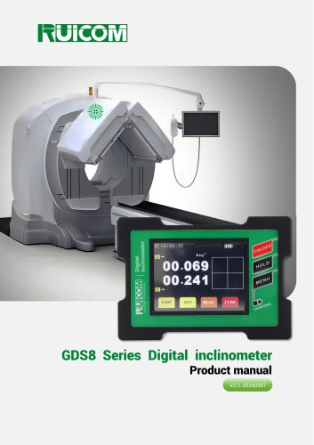 GDS8 Series Digital inclinometer