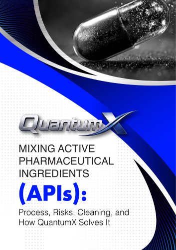 Mixing Active Pharmaceutical Ingredients 
