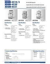ADAM-4510/S ADAM-4520 ADAM-4521