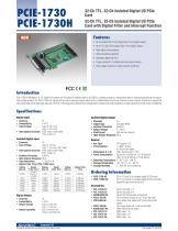 PCIE-1730 PCIE-1730H