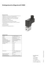 Direktgesteuertes Magnetventil VZWD - 2