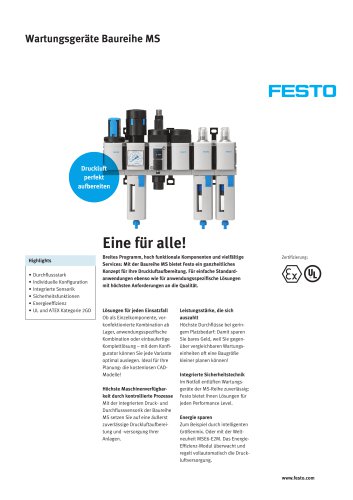 Wartungsgeräte Baureihe MS