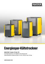 Energiespar-Kältetrockner SECOTEC®  Serien TA bis TD - 1