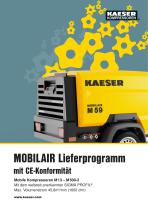 MOBILAIR Lieferprogramm mit CE-Konformität M13–M270