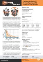 Predator Druckluft-/Hydraulikpumpen für Drehmomentschlüssel - 2