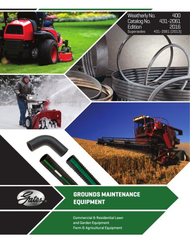 Grounds Maintenance and Equipment Catalog 2016