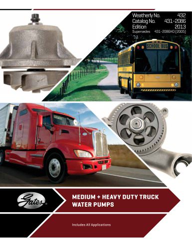 MEDIUM + HEAVY DUTY TRUCK WATER PUMPS