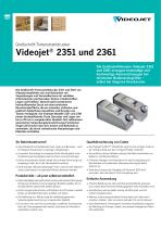 Videojet® 2351 and 2361 - 1