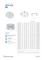 Datenblatt GPN 401 - 2