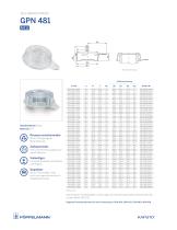 Datenblatt GPN 481 - 2