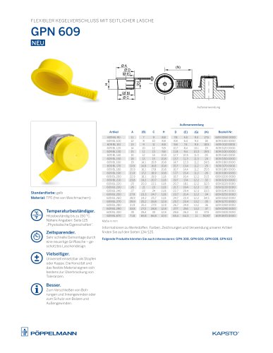 Datenblatt GPN 609