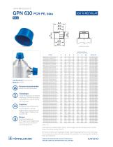 Datenblatt GPN 610 PCR-PE, blau - 1