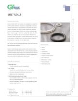 Metal Spring Energized (MSE®) Seals