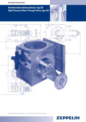 Hochdruck-Durchblas-Schleuse Typ DS