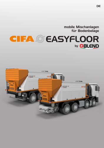 Mobile Mischanlagen fur Bodenbelage CIFA EASYFLOOR