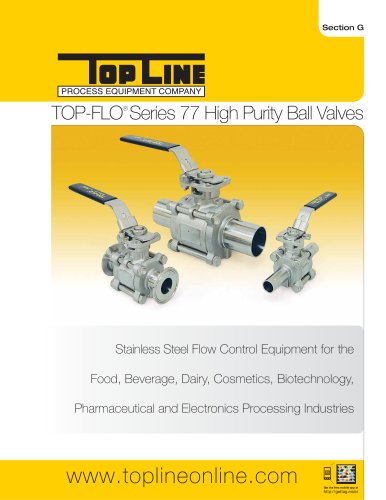 TOP-FLO® Series 77 High Purity Ball Valves