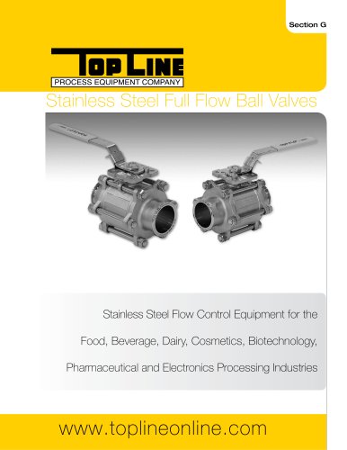 Top Line Ball Valves