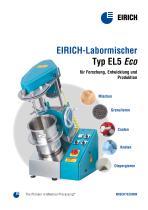 MISCHTECHNIK EIRICH-Labormischer Typ EL5 Eco