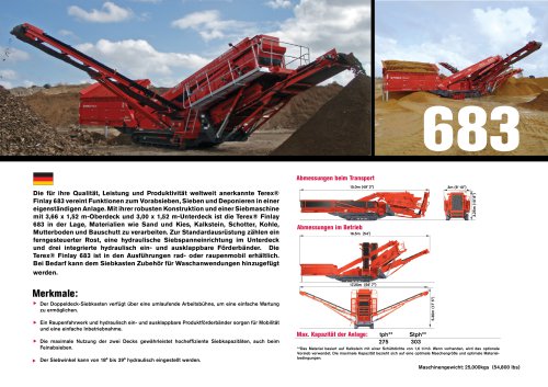 Terex® Finlay 683