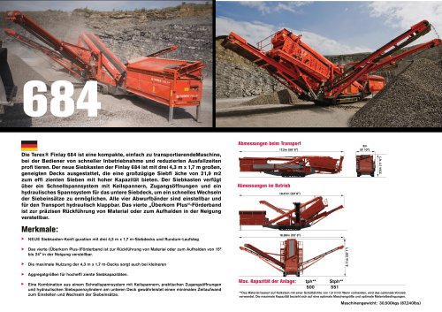 Terex® Finlay 684