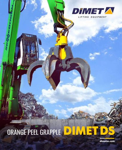 DIMET hydraulic grapples Brochure