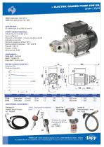 Electric geared pump for oil: JEV44 - JEV45