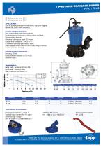 Portable drainage pumps: PE-A2 - PE-A3