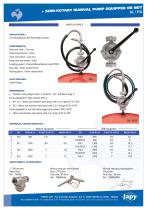 Semi rotary manual pump: HL - FHL