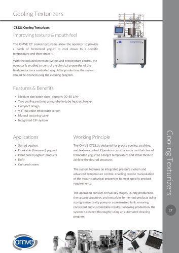 OMVE CT221 Cooling Texturizers