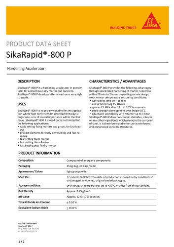 SikaRapid®-800 P