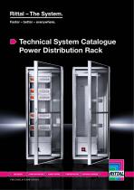 Technical System Catalogue Power Distribution Rack