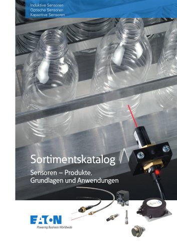 Sortimentskatalog Sensoren Produkte, Grundlagen und Anwendungen