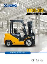 XCMG 3 ton diesel forklift truck FD30T