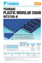 Tsubaki Plastic Modular Chain WT2705-K Type