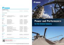 Tsubaki Power and Performance for the Cement Industry