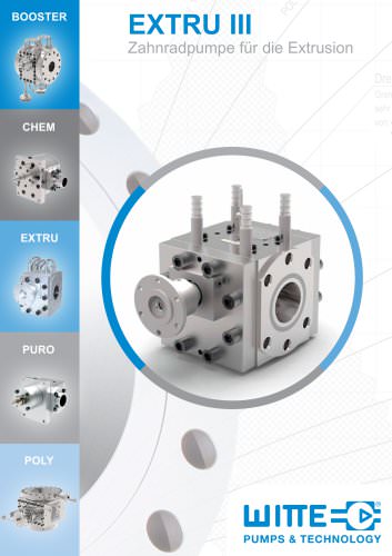 EXTRU III - Zahnradpumpe für die Extrusion