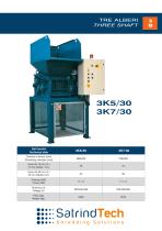 THREE SHAFT-SHREDDER-3K 30HP SERIES-SATRINDTECH SRL