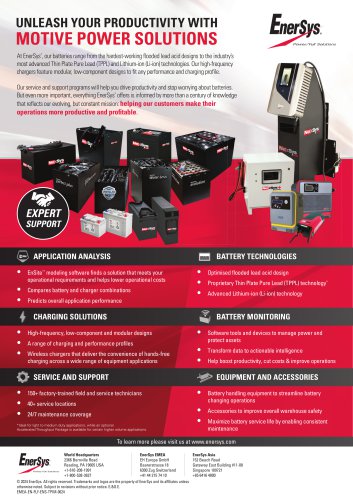 UNLEASH YOUR PRODUCTIVITY WITH MOTIVE POWER SOLUTIONS