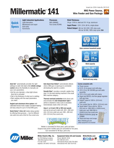 Millermatic® 141 MIG Welder