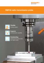 Brochure: RMP40 compact radio touch probe